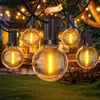 Catena luminosa da 30 metri - 50+2 lampadine G40 - Grado di Anteprima dell’immagine prodotto 1
