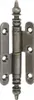 Hettich Türband mit Zierkopf 45 x 80 mm rechts antik - 1 Produktbild-Vorschau 2