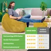 Green Bean® 2er Set Indoor XXL Sitzsack + Pouf mit Produktbild-Vorschau 2