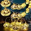 2.5m Halloween Golden Kürbis LED Lichterkette 8 Lichtmodi Produktbild-Vorschau 5
