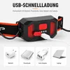 LED Stirnlampe 600 Lumen wiederaufladbar COB 210° Produktbild-Vorschau 2