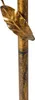 Vintage Stehlampe Antik Gold mit Grünem Schirm Linden Produktbild-Vorschau 8