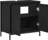 vidaXL Mobiletto nero 60x34,5x60 cm Anteprima dell’immagine prodotto 5