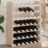 vidaXL Casier à vin 67,5x25x87 cm pin massif Voir les images du produit 2
