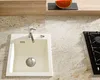 Spüle KeraDomo MERA 46 SATIN mit Handbetätigung Produktbild-Vorschau 3