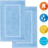 Lavea® 2er Set Badematte 50x80 cm – Waschbare Badematten Produktbild-Vorschau 2