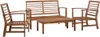 vidaXL Garten-Lounge-Set 4-tlg. Massivholz Akazie Produktbild-Vorschau 8