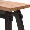 SITZBANK "EAST" | Mahagoni, 118x53x27,5cm (BxHxT) | Produktbild-Vorschau 4