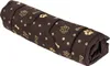 A rolled-up dog bed with paw print and bone pattern. Náhled obrázku produktu