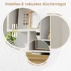 GOPLUS Bücherregal in geometrischer Form, Würfelregal mit Produktbild-Vorschau 6