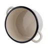 Emaille Topf 5L beige creme Kochtopf Universaltopf Produktbild-Vorschau 4