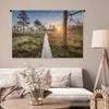 MuchoWow® Wandteppich Wandbehang Wald - Sumpf - Baum 120x80 Produktbild-Vorschau 5