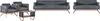 Arbeitszimmer-Set 5tlg 3-Sitzer 2-Sitzer 2x Sessel Produktbild-Vorschau 5