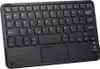 A black wireless keyboard with a touchpad. Náhled obrázku produktu