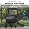 Helavo Leichtgewicht Rollator aus Aluminium faltbar mit Produktbild-Vorschau 4
