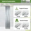 TRUTZHOLM 1 x Auffahrrampe 200 x 28 cm 270 kg Alu gelocht Produktbild-Vorschau 3