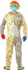 costume da clown colorato per uomo taglia M-XL, taglia:L Anteprima dell’immagine prodotto 2