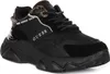 A black Guess sneaker is shown against a white background. Produktbild-Vorschau