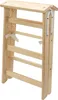 A folded wooden step stool or small ladder. Produktbild-Vorschau
