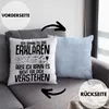 Trendation - Lehrer Deko-Kissen mit Füllung 40x40 Geschenk Produktbild-Vorschau 2