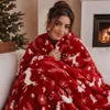 Weihnachtsdecke 130x170 cm – Kuschelige Tagesdecke für Bett & Sofa – Warme Weihnachtsdecke Produktbild-Vorschau