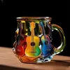 3D Gitarren-Kaffeetasse,farbiges Kristalldesign,für Produktbild-Vorschau 3