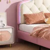 MODFU Kinderbett Polsterbett 90×200 cm mit LED-Licht, Produktbild-Vorschau 9