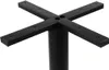 A black metal table base with four legs extending from a central column. Anteprima dell’immagine prodotto