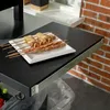 Outsunny Grillwagen aus Edelstahl mit Klapptisch – Mobiler Produktbild-Vorschau 8