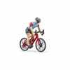 Vélo de route Bruder avec figurine de cycliste Voir les images du produit 2