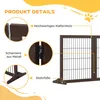 PawHut PawHut ohradník pre psov - 3 panely - skladací - Náhľad obrázku produktu 10
