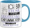 Drummerin Tasse Geschenk Ich Bin Diese Eine Legendäre Produktbild-Vorschau 1
