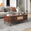 Couchtisch Rattan-Kaffeetisch, Schubladen mit Rattan und Produktbild-Vorschau 1