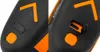 Close-up view of a black and orange electronic device, showing a covered port and an open USB-C port. Produktbild-Vorschau