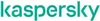 The Kaspersky logo is displayed in a teal color on a white background. Produktbild-Vorschau