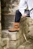 Stulpenstiefel aus Wildleder "Sigurd" Braun 46 Produktbild-Vorschau 3