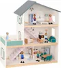 Velký dřevěný domeček pro panenky Tooky Toy + figurky Náhled obrázku produktu 2
