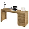 Tribesigns, scrivania da 140 cm con 3 cassetti, stile Anteprima dell’immagine prodotto 9