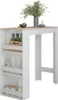 Bartisch Vicco Repose Weiß/Sonoma 45 x 110 cm, Model 55374 Produktbild-Vorschau 6