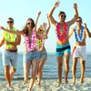 Hawaiianische Leis, bunte Kunstblumen-Halskette, Leis, Produktbild-Vorschau 7
