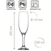 LAV Empire Champagnerflöten – 220 ml (7 1/2 oz), 6er Set Produktbild-Vorschau 2