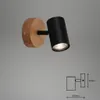 Wandspot retro Spot dreh- & schwenkbar 1x GU10 35W Schwarz Produktbild-Vorschau 5