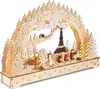 BRUBAKER 3D Lichterbogen - LED Schwibbogen - Sternsinger - Produktbild-Vorschau 1