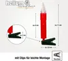 Hellum LED Lichterkette Innen, 30 rote Kerzen, 8,7m Produktbild-Vorschau 3