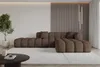 ALTDECOR Ecksofa in L-Form OLEA-L2 - 289x176x71 cm Braun - Produktbild-Vorschau 4
