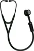 A black stethoscope is displayed against a white background. Produktbild-Vorschau