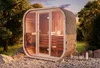 FinnTherm Fasssauna Ellipso M, Moderne Outdoor Sauna inkl. Produktbild-Vorschau 2