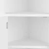 Dreieckiger Badezimmerschrank mit Volllackierung, 2 offenen Produktbild-Vorschau 10