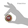Autocollant Fiat 3D Logo officiel rouge vintage, 48 mm Voir les images du produit 4