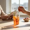 ARC Trinkglas Crazy Orange 400 ml – Neon Design Glas, Produktbild-Vorschau 3